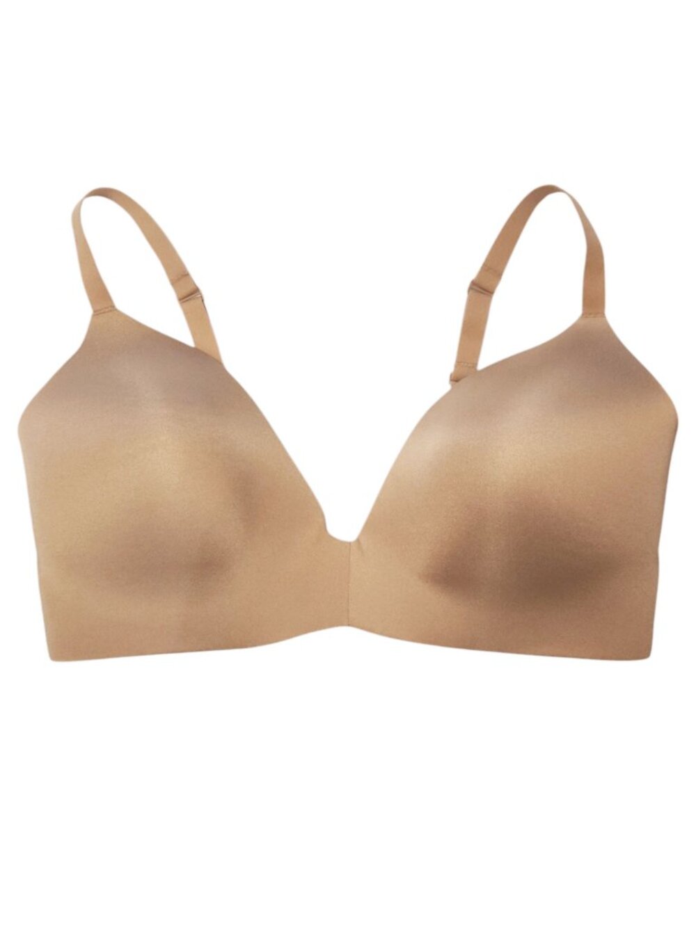 Skims Beige Neutral Wireless Lightly Padded Bra Size 38DD